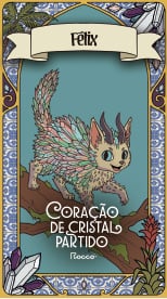 Card colecionável 8 de Coração de Cristal Partido