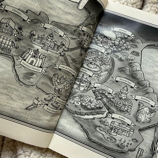 Ilustração interna do mapa